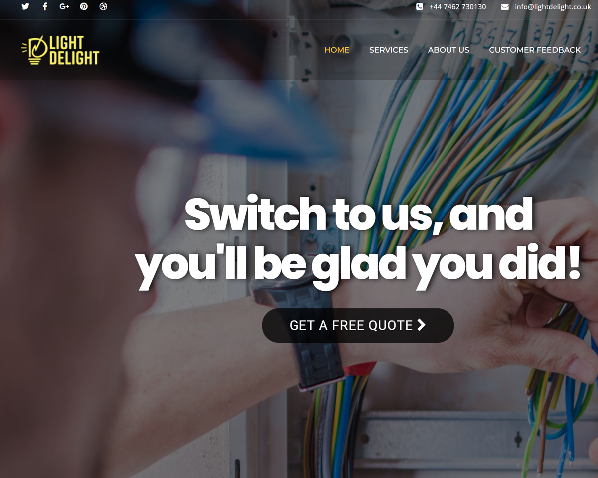 Light Delight Branding and Website